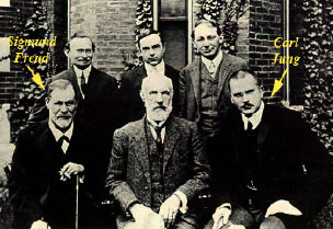 Photo of Sigmund Freud and Carl Jung